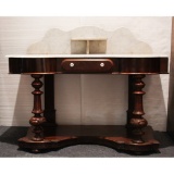 Victoria Marble Top Side Table