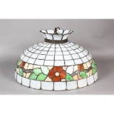 Antique Leaded Stained Glass Ceiling Shade