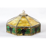 Antique Leaded Stained Glass Ceiling Shade