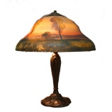 Classique Reverse Painted Table Lamp