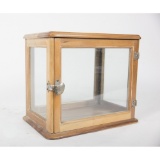Countertop Wood & Glass Showcase