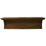 Large Antique Maple Country Store Paneled Counter