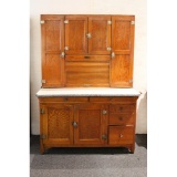 Sellers Hoosier Oak Cabinet/Kitchen Cabinet