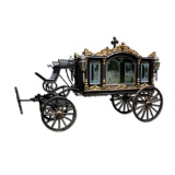 1880 Horse Drawn Glass Sided Hearse
