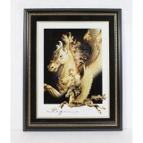 Carousal Horse Print Pegasus