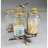 Unique Country Store Carousel Candy Jar Display