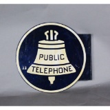 Public Telephone Flange Sign