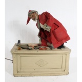 Rare Santa Christmas Store Window Automaton