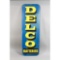 Vintage Delco Battery Tin Sign