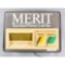 Merit Cigarette Light Up Sign with Clock