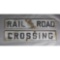 Cast Iron Railroad Crossing Signs (2)