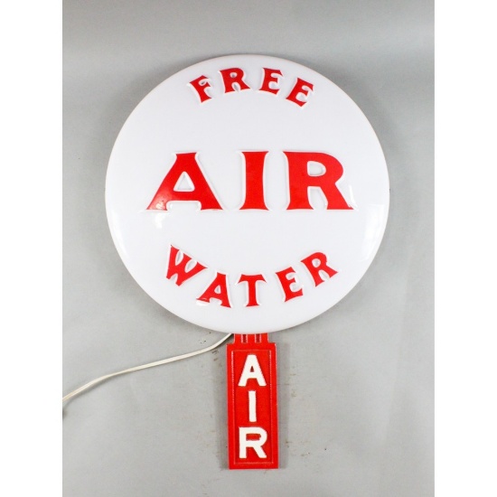 Vintage Gas Station Air and Water Light Up Sign