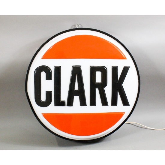 Vintage Clark Gas Station Light Up Sign