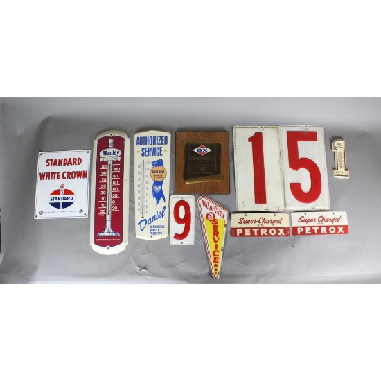 Vintage Original Gas Station Signs (8)