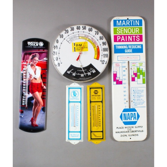Gas Station Thermometers (5)