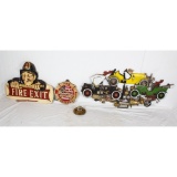 Vintage Style Garage Signs and Ashtray (4)