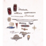 Box Misc Vintage Automobile Emblems, Parts, Etc