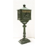 Vintage Style Pedestal Mail Box