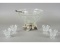 Pressed Glass Punch Bowl Set