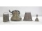Antique Brass Ship Bell and Cow Bells (4)