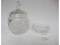 Crystal Candy Jar and Bowl with Glass Spoon (2)