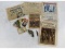 Box Lot Vintage Newspapers War Postcards