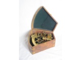 Cased Maritime Large Brass Sextant