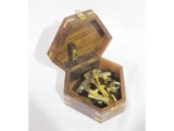 Cased Maritime smaller Brass Sextant