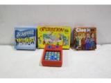 Perfection, Clue, Operation, Scrabble Games (4)