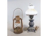 Pot Belly Stove Lamp and Kerosene Lantern (2)