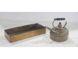 Copperware Tea Pot and Tray