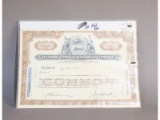 Illinois Central Railroad Stock Certificate 1965