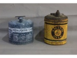 Old Vintage Petroleum Cans (2)