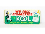 Tin Silk Screen Kool Cigarette Sign