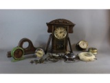 Collections of Clocks, Parts, Pieces