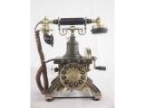 Classic Eiffel Tower Hand Crank Telephone