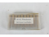 Lot of 20 Rounds of 40-82 Winchester Ammo