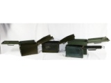 Lot of 5 Empty Ammo Cans