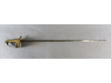 European Officer's Sword w/Dog Head Pommel