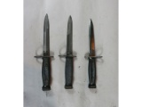 3 US M7 Bayonets for AR15