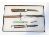 Early 20th Century Locking Knife Group (4)