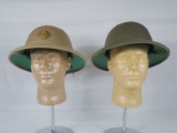 Post WWII US Army US Navy Pith Helmets