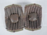 WWII Unknown Airborne Paratrooper Elbow Pads