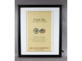 Korean War Thank You Page