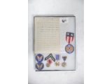 WWII Army Air Force Patch Display