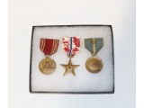 US Korean War Named Bronze Star Grouping