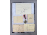 WWII German War Service Medal & Documents