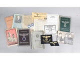 Lot of Nazi ID Books and Paper Goods