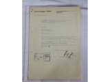 WWII SS Document Signed by Oswald Pohl