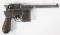 Mauser C96 Pistol w/ Red 9 Grips